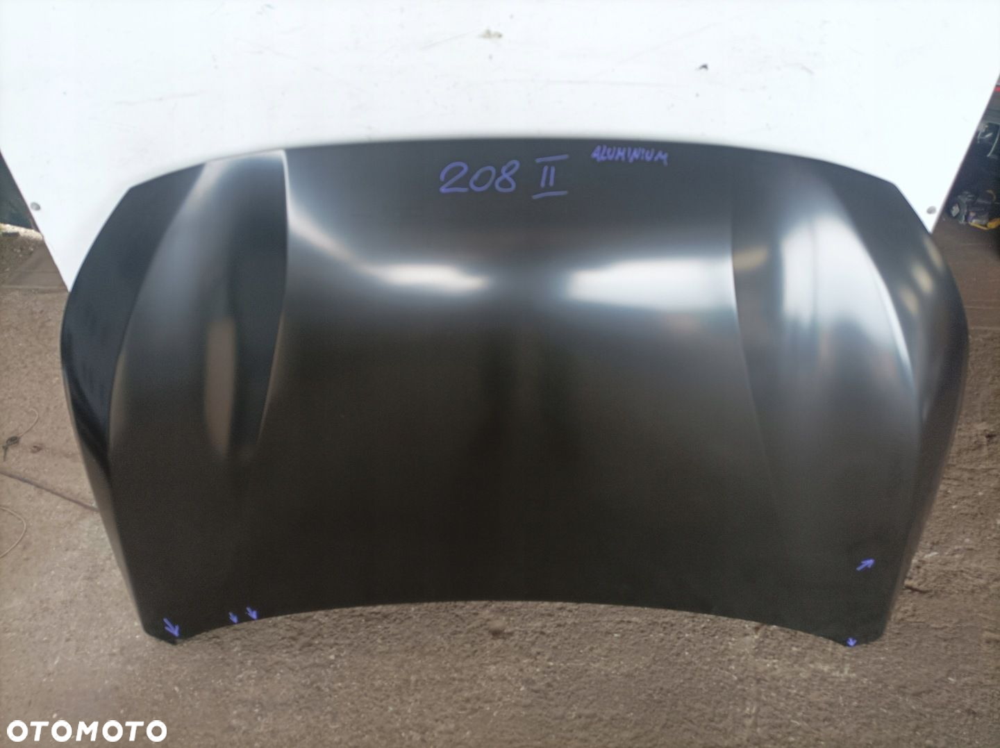 MASKA POKRYWA SILNIKA PEUGEOT 208 II 2019- 9827576880 NOWA ORYG ALUMINIOWA - 2