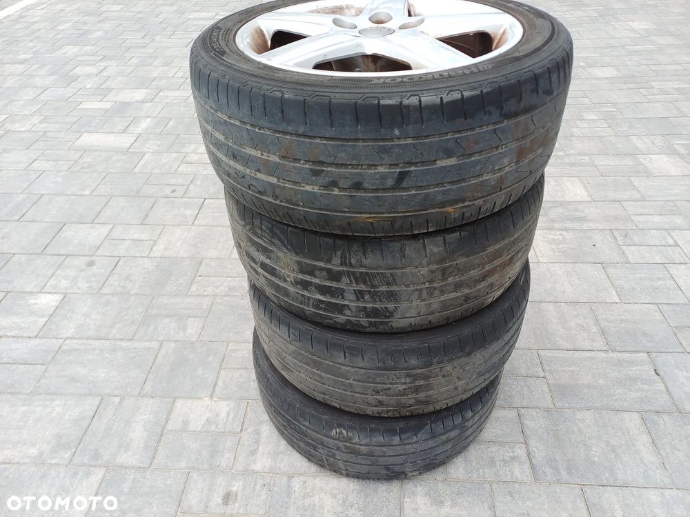FELIGI Z OPONAMI ALUMINIOWE AUDI A4 B6 B7 R17 5X112 ET45 57,1 mm OPONY HANKOOK 235/45 LATO NR8 - 12