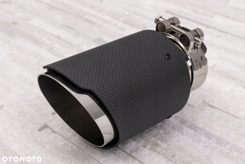 końcówka wydechu karbon 64 mm l 170 honda hr-v ii iii - 3