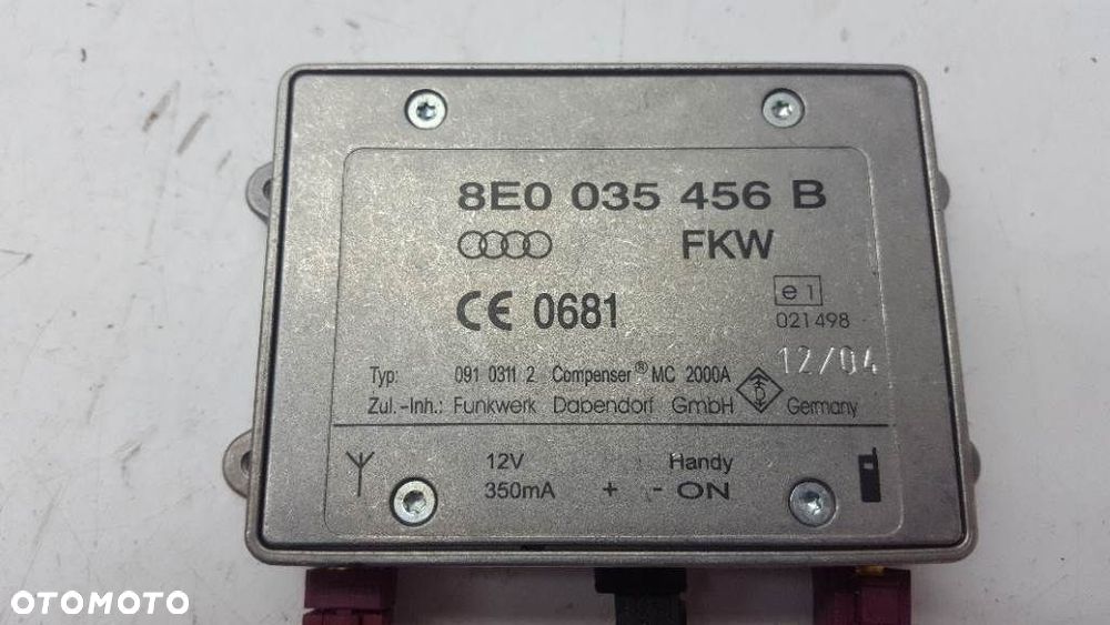 WZMACNIACZ ANTENOWY AUDI A6 C5 8E0035456 - 3