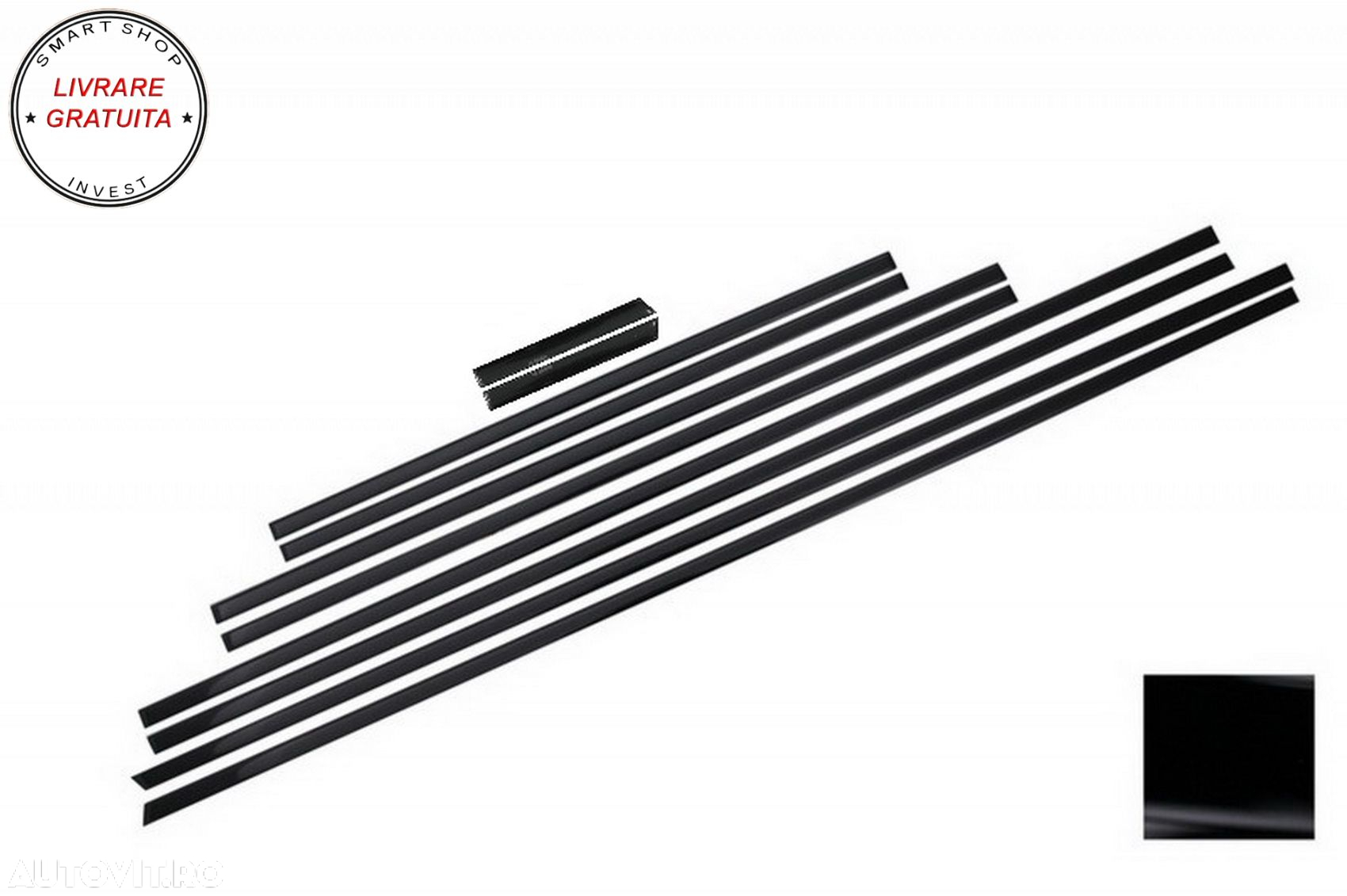 Bandouri Laterale Mercedes G-Class W463 (1989-2017) cu Stickere Laterale Negru Mat- livrare gratuita - 2