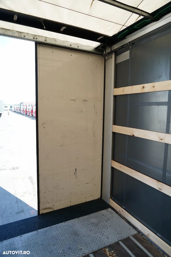 Fruehauf CORTINĂ / STANDARD / HALOMETRU DHOLLANDIA 2.000 kg / SAF / 100% ANVELOPE / BALCĂ PODEA PUTERNICĂ / - 20