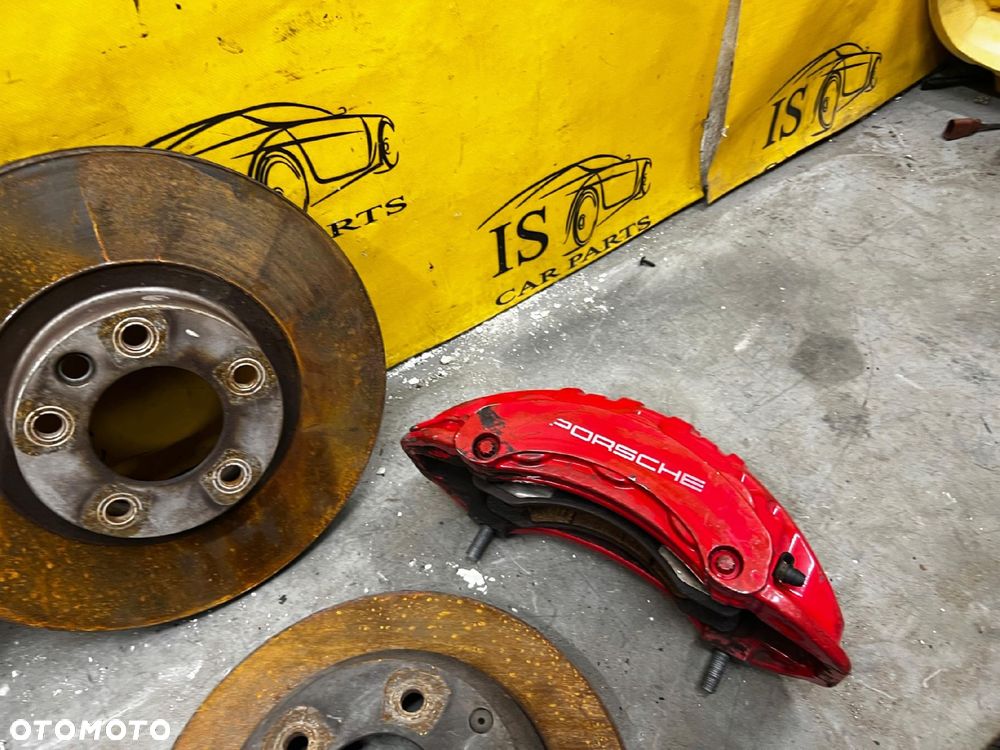 KOMPLET TARCZE HAMULCE ZACISKI PORSCHE CAYENNE II 7P5 GTS 4.8 V8 B BREMBO - 3