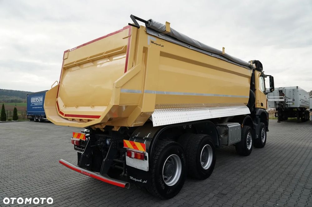 Mercedes-Benz AROCS 4145 / 8x8 / WYWROTKA TYLNOZSYPOWA / KH KIPPER  / EURO 6 - 9