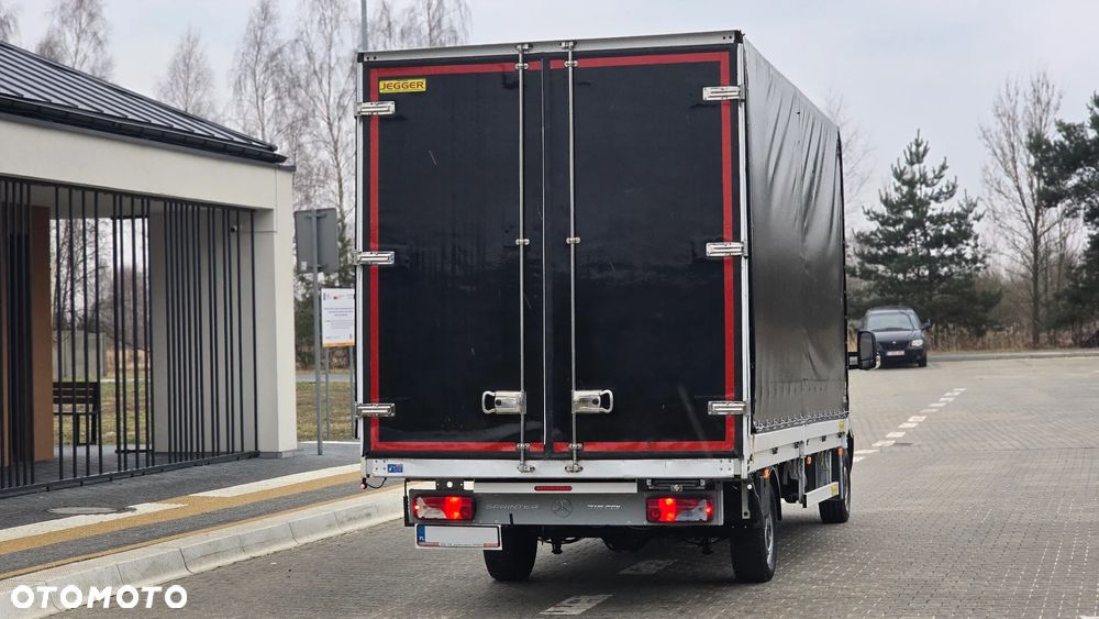 Mercedes-Benz SPRINTER 316 CDI 907❗ PLANDEKA 10 PALET / DRZWI Z TYŁU / DWIE WYSOKOSCI JAZDY / ZABUDOWA JEGGER / MAX ROZSTAW OSI / PODUSZKI PNEUMATYCZNE / SYPIALKA / RAMA / LAWETA / SALON POLSKA ❗❗ - 18
