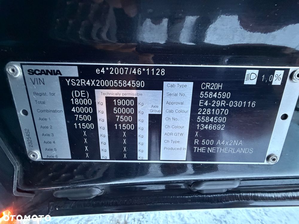 Scania R500 z Niemiec nowe turbo i sprzeglo bez wkładu na kontakcie ASO Scania - 29