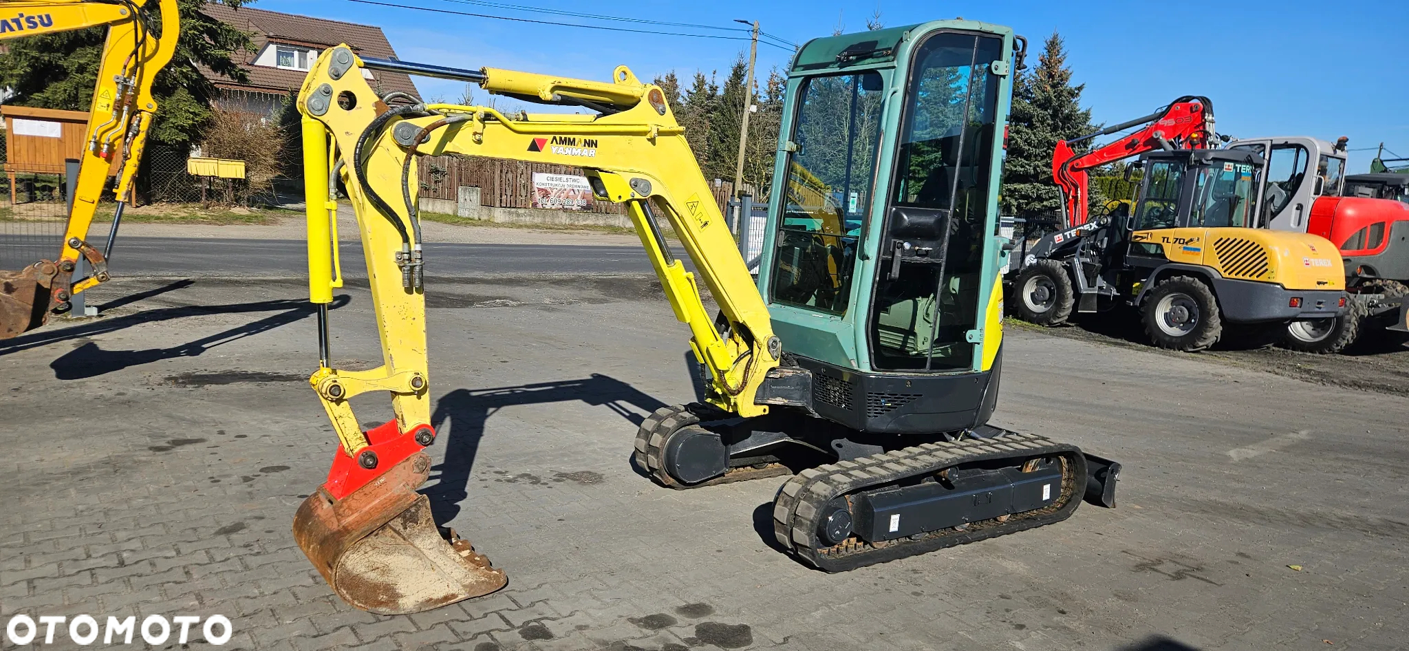 Yanmar Vio 25 łyżka z Niemiec krótki tył - 2
