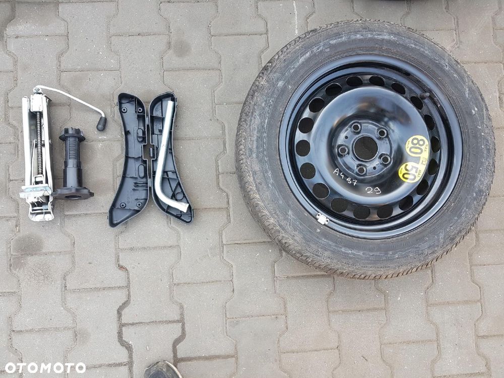 SEAT EXEO 09-14r AUDI A4 B7 KOŁO ZAPASOWE 16 5X112 LEWAREK KLUCZ - 1