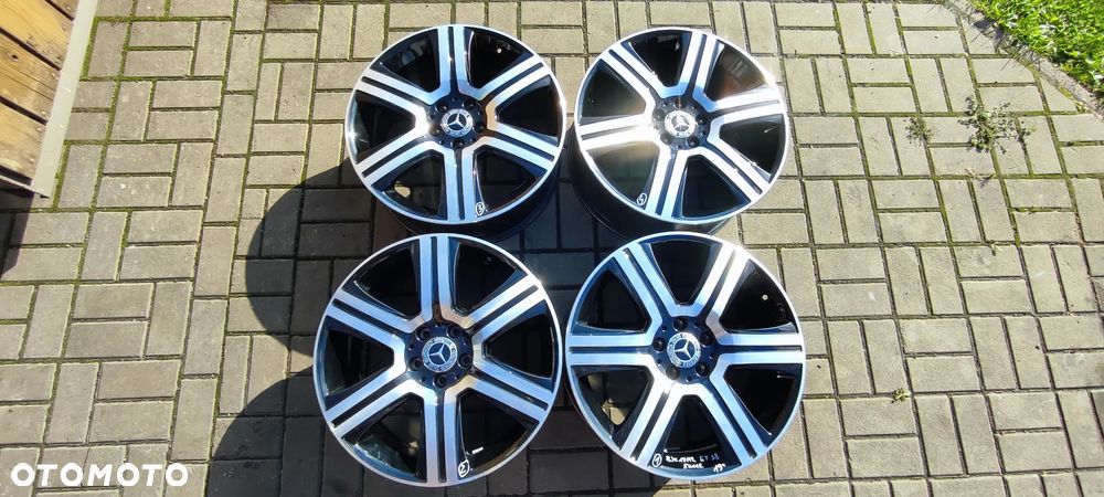 FELGI ALUMINIOWE 5x112 8Jx19 CALI ET38 fi 66.6 2534011600 MERCEDES E CLS GLK GLA GLC V KLASA VITO KOMPLET 4 SZTUKI - 1