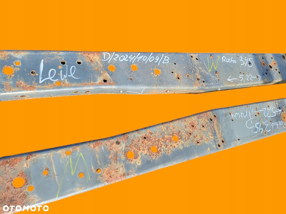 lewa strona ramy rama iveco daily 35c 50c długość 522cm rozstaw 345cm - 6