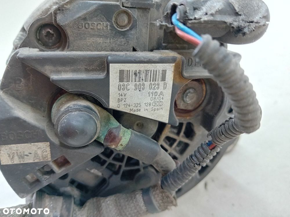 ALTERNATOR VW TOURAN I 03C903023D 0124325128 1.6 FSI 115KM - 7