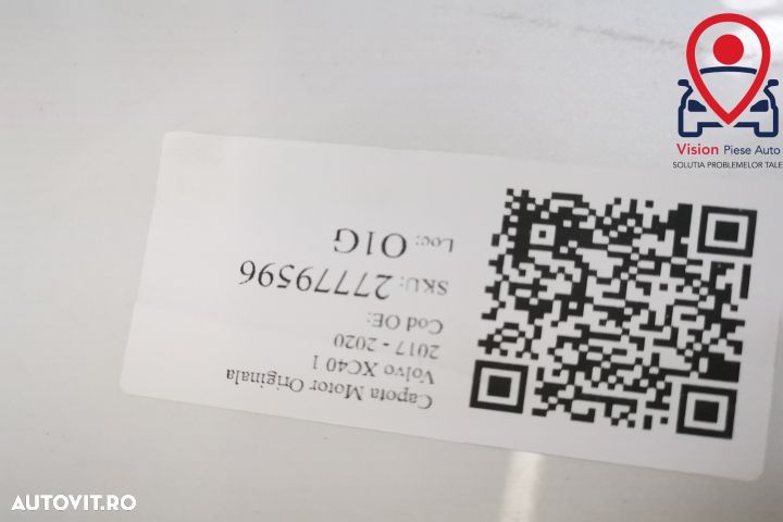 Capota Motor Originala Volvo XC40 1 2017 2018 2019 2020 Volvo  XC40 1 - 7