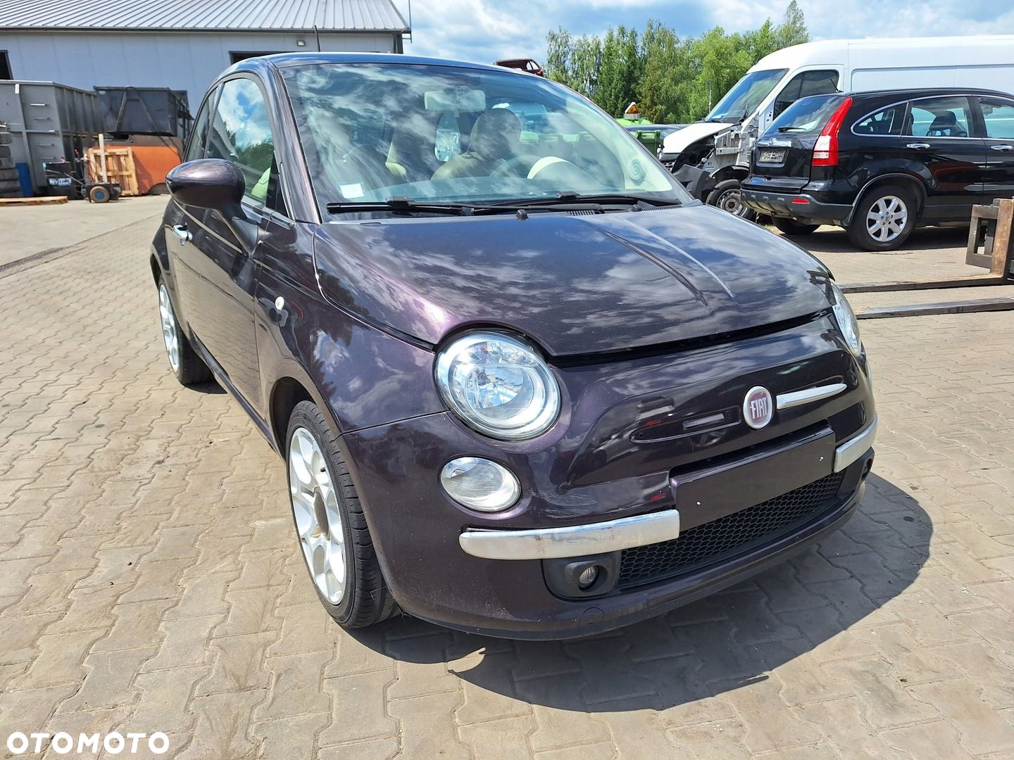 FIAT 500 DESKA KONSOLA KOKPIT AIRBAG PODUSZKI POWIETRZNE NAPINACZE KOMPLET - 2