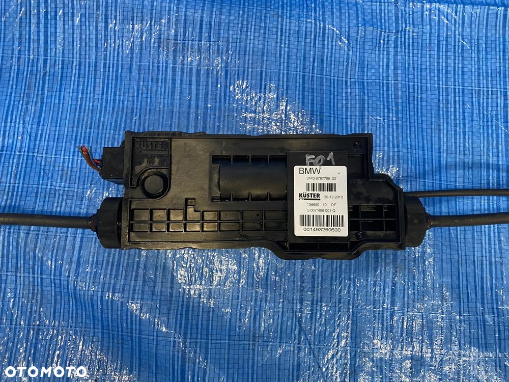 MODUŁ MECHANIZM STEROWNIK SILNICZEK HAMULCA RĘCZNEGO LINKI BMW 7 F01 F02 F03 F04 6797789  ORYGINAŁ - 5