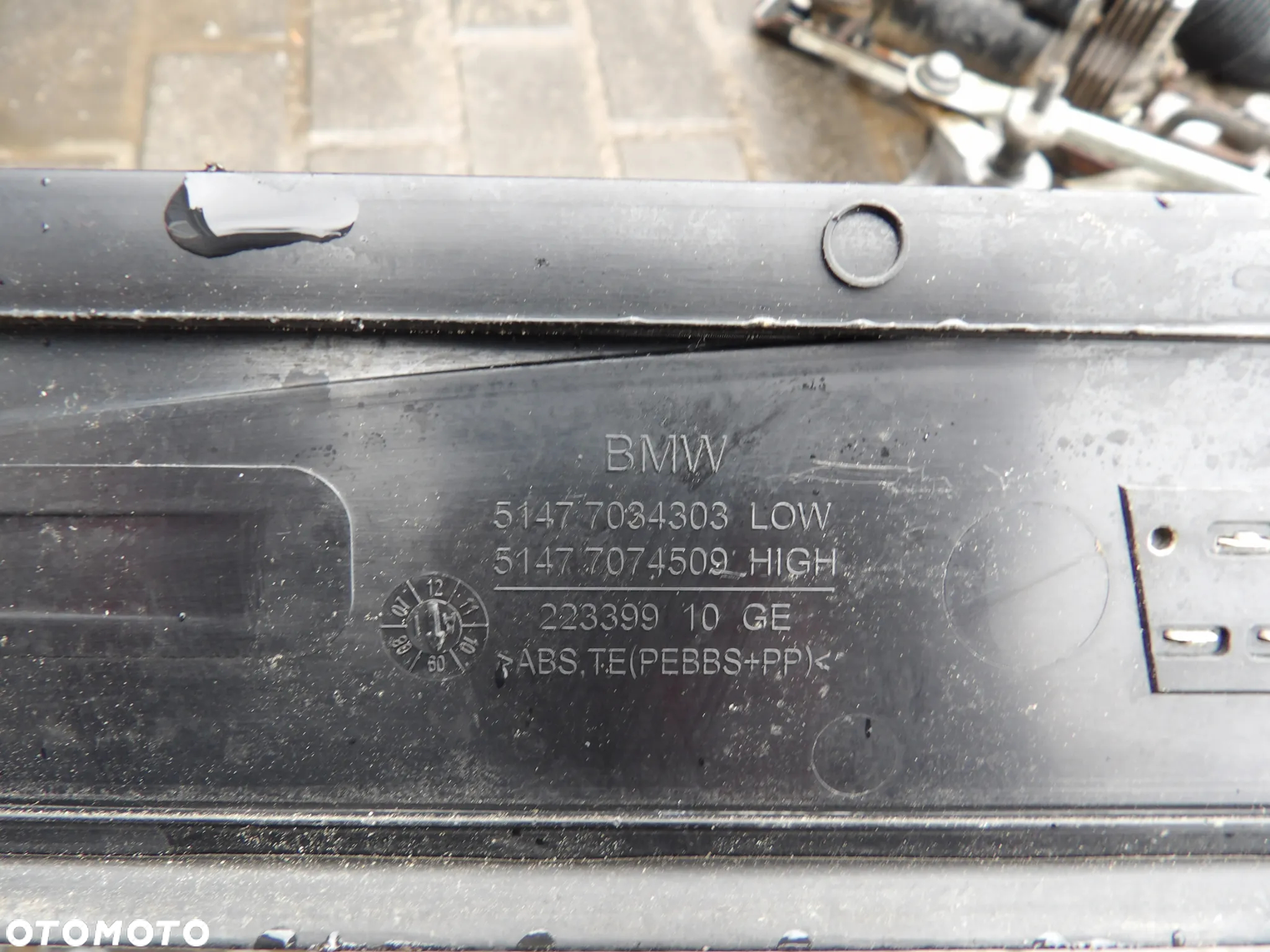 BMW - E61 - LISTWY PROGOWE - KOMPLET - 7034306  7034305  7034304  7034303 - 5