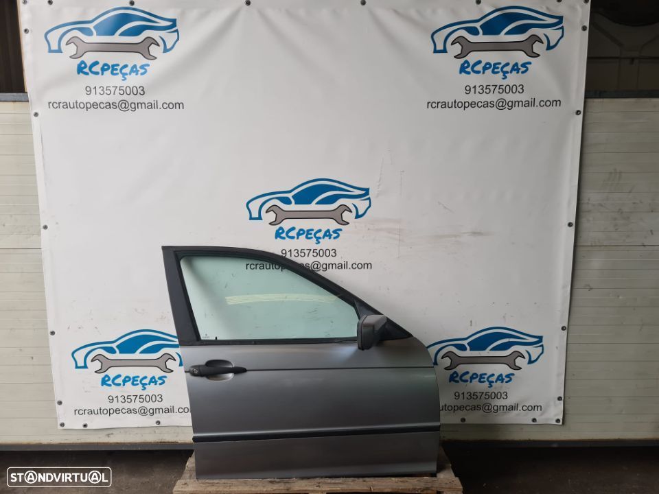 PORTA FRENTE FRONTAL DIREITA BMW SERIE 3 E46 FECHO ELEVADOR MOTOR PUXADOR VIDRO - 1