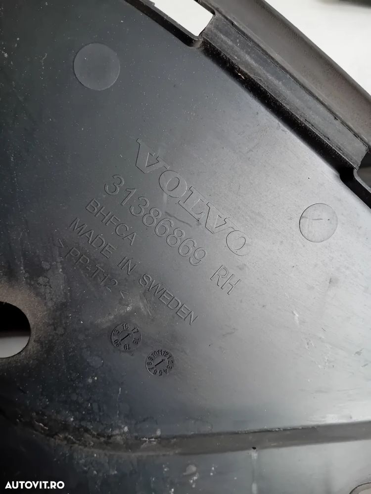 Ornament Superior Trager Calandru Fata Volvo S90 V90 An 2016-2020 Cod 31386869 31386868 31425025 - 6