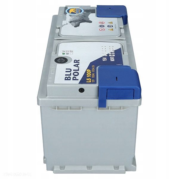 Akumulator Baren Blu Polar 12V 100Ah 870A EN P - 8