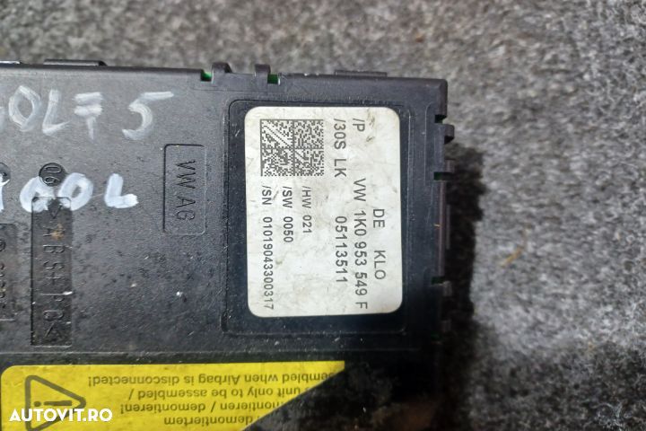 Modul / Calculator coloana de volan 1K0953549F Volkswagen VW Golf 5 [ - 3