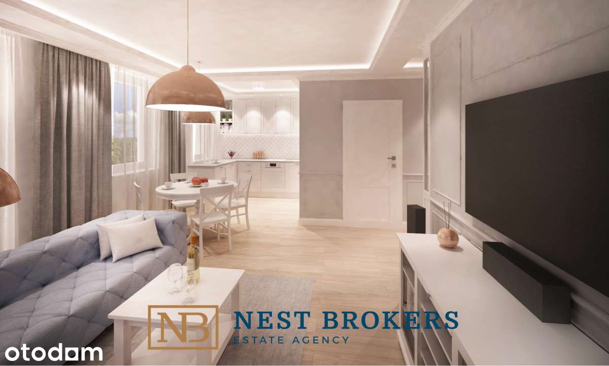3 pokoje I 9m balkon | 76,41 m² | Cystersów Garden