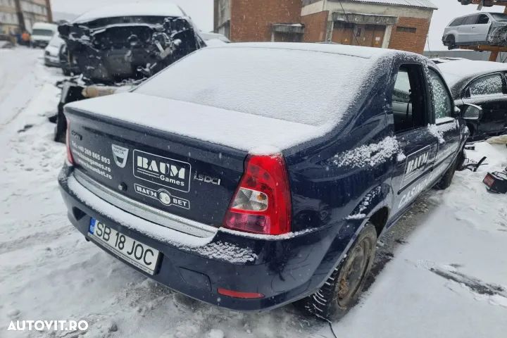 Bara spate haion portbagaj stop oglinda usa portiera stanga dreapta plansa  ceasuri bord volan panou clima bloc lumini timonerie planetara stanga dreapta Dacia Logan 1 facelift, 1.5 dci 75 cp cod K9K892 Euro 5, cutie de viteze manuala 5 trepte cod JR5351 - 3