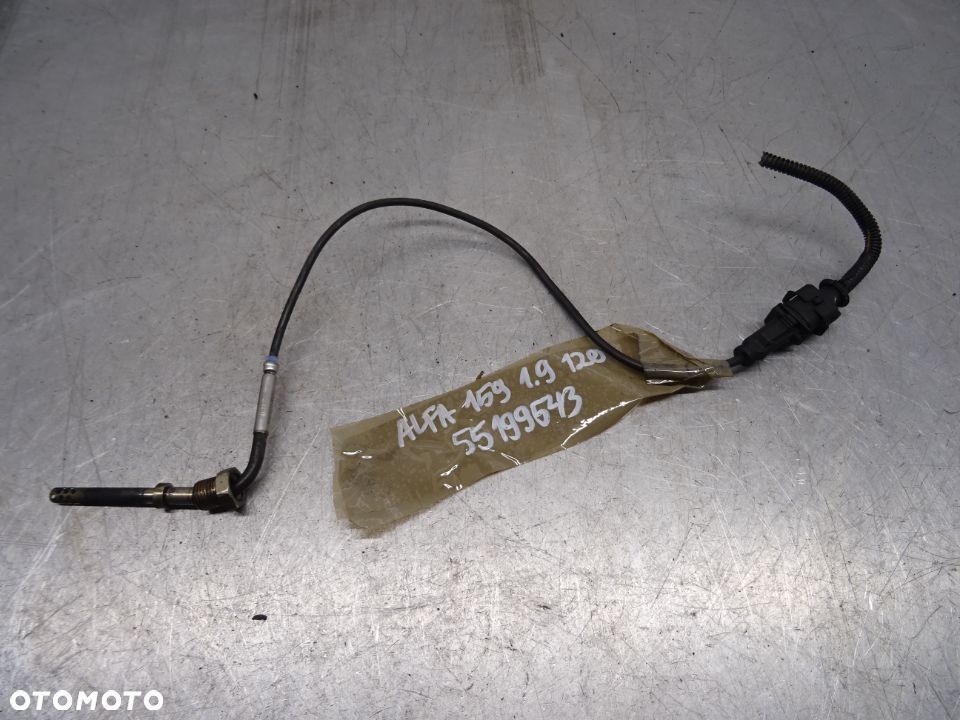ALFA ROMEO 159 05-11 SEDAN 1.9 JTD CZUJNIK TEMPERATURY SPALIN 55199543 - 1