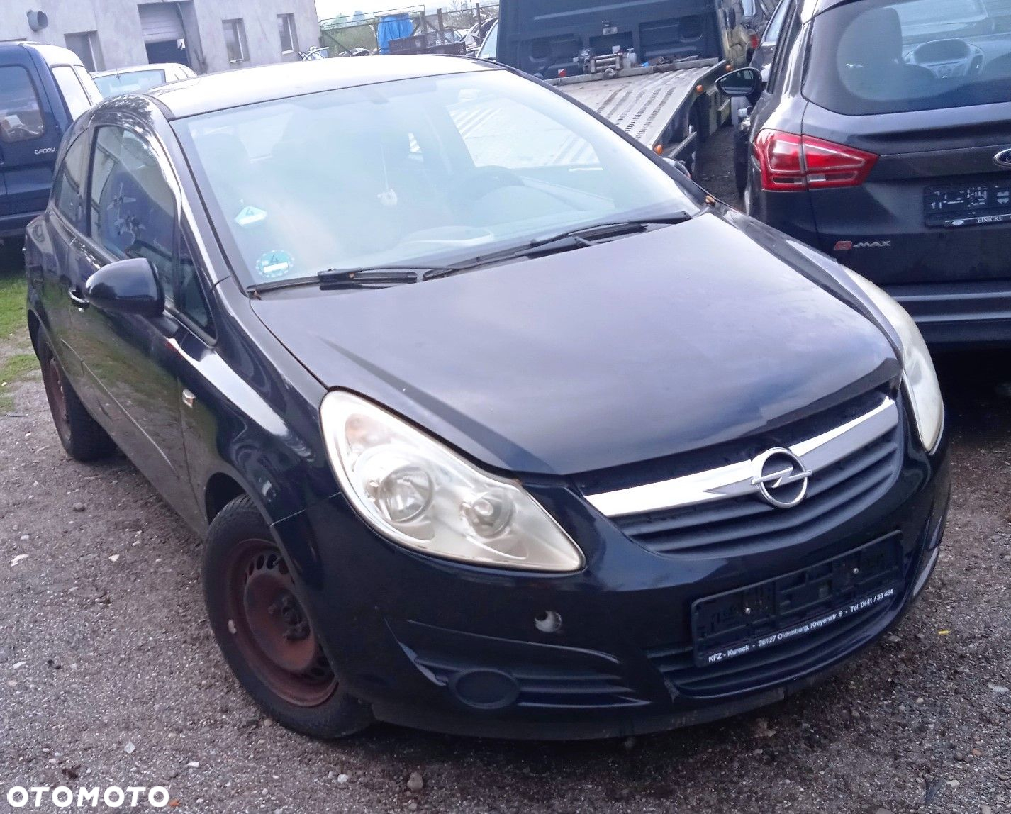 Na części Opel Corsa D 3D Z20R Z10XEP maska zderzak drzwi klapa szyba fotel kanapa lusterko lampa - 2