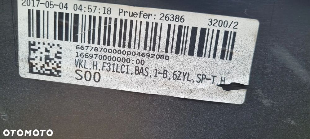 BMW 3 F31 2015- Zderzak tył oryginał MD113 - 12