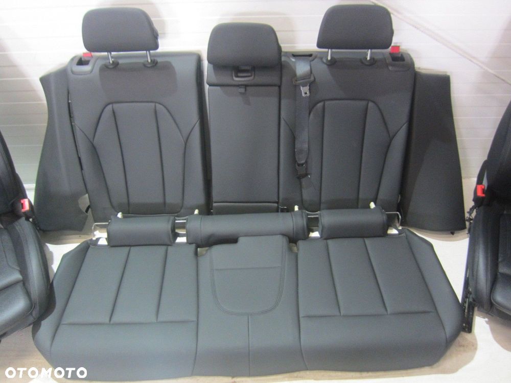 BMW X3 G01 FOTELE KANAPA BOCZKI SKÓRA WNĘTRZE CZARNE K8SW IMITATION LEATHER - 2