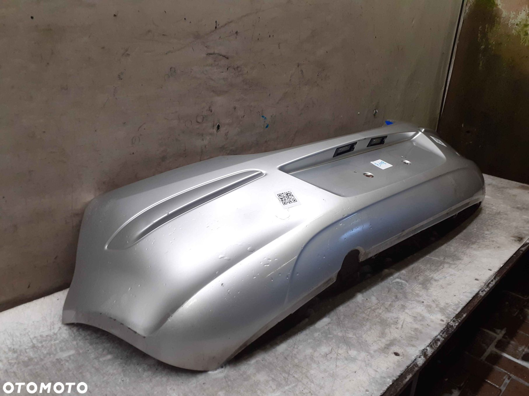 ^ ZDERZAK TYŁ TYLNY OPEL CORSA D Z157 SREBRNY 5D 5 DRZWI HB - 2