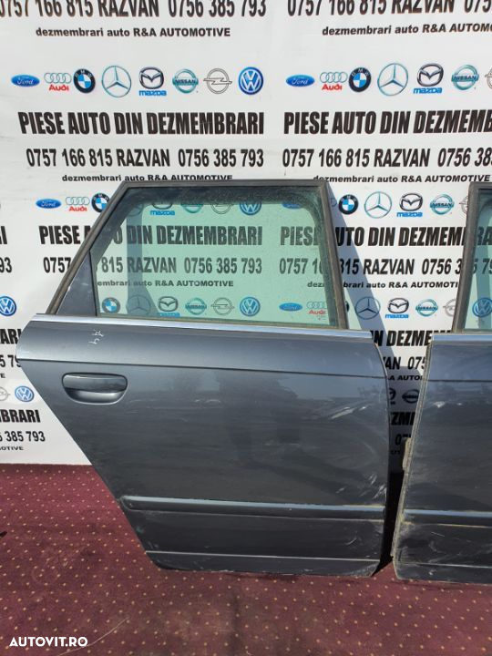 Usi Usa Portiera Stanga Dreapta Spate Audi A4 B7 Variant Gri Sobolan - 3