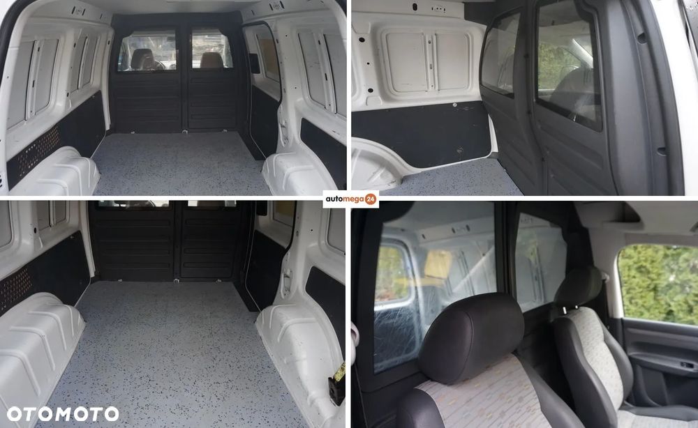 Volkswagen CADDY L1 1.6 TDI 102KM Boczne drzwi przesuwne, Tylne drzwi skrzydłowe, Homologacja cięż. VAT1, Duża ładowność 741kg, na resorach! (nie sprężyny!)  Hak 1500kg Opony Zimowe - 8