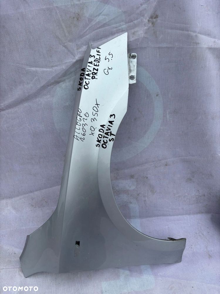 Błotnik Skoda Octavia III Przed Lift 2012-2016r. Przód Prawy - 1