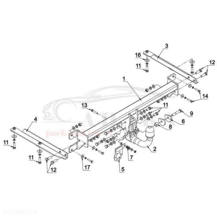 Hak Holowniczy Automat Do Honda Civic Sedan 2006-2011 - 2