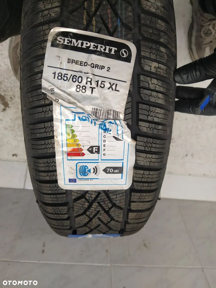 FORD 6Jx15 ORYGINALNA FELGA STALOWA R15 ET37.5 4X108 OPONA SEMPERIT 185/60 KOŁO ZIMA BIEŻNIK ok 8.10mm - 12
