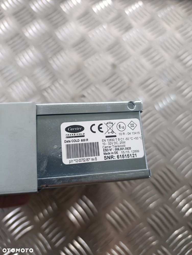 REJESTRATOR TEMPERATURY Drukarka CARRIER DATACOLD 600 R 12-00752-80 - 3