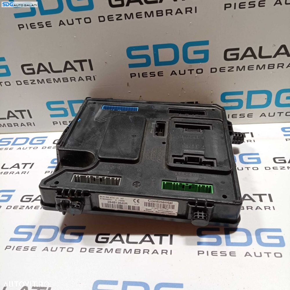 BCM Modul Calculator Confort Comfort Renault Megane 3 2008 - 2015 Cod 284B13640R 284B13640 S180098201 [271M6] - 1