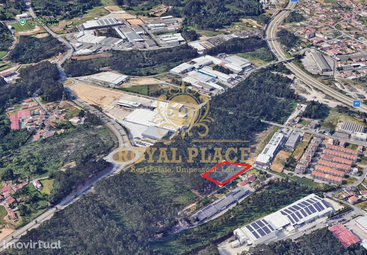 Terreno Industrial 3.970m2 Lamas/S João Ver/Rio Meão - Grande imagem: 3/21