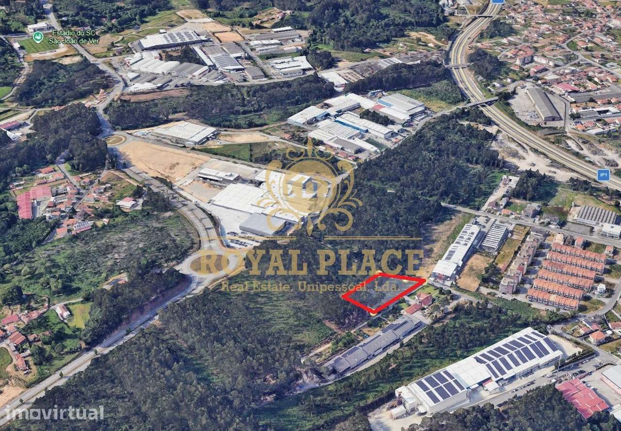 Terreno Industrial 3.970m2 Lamas/S João Ver/Rio Meão - Grande imagem: 3/21