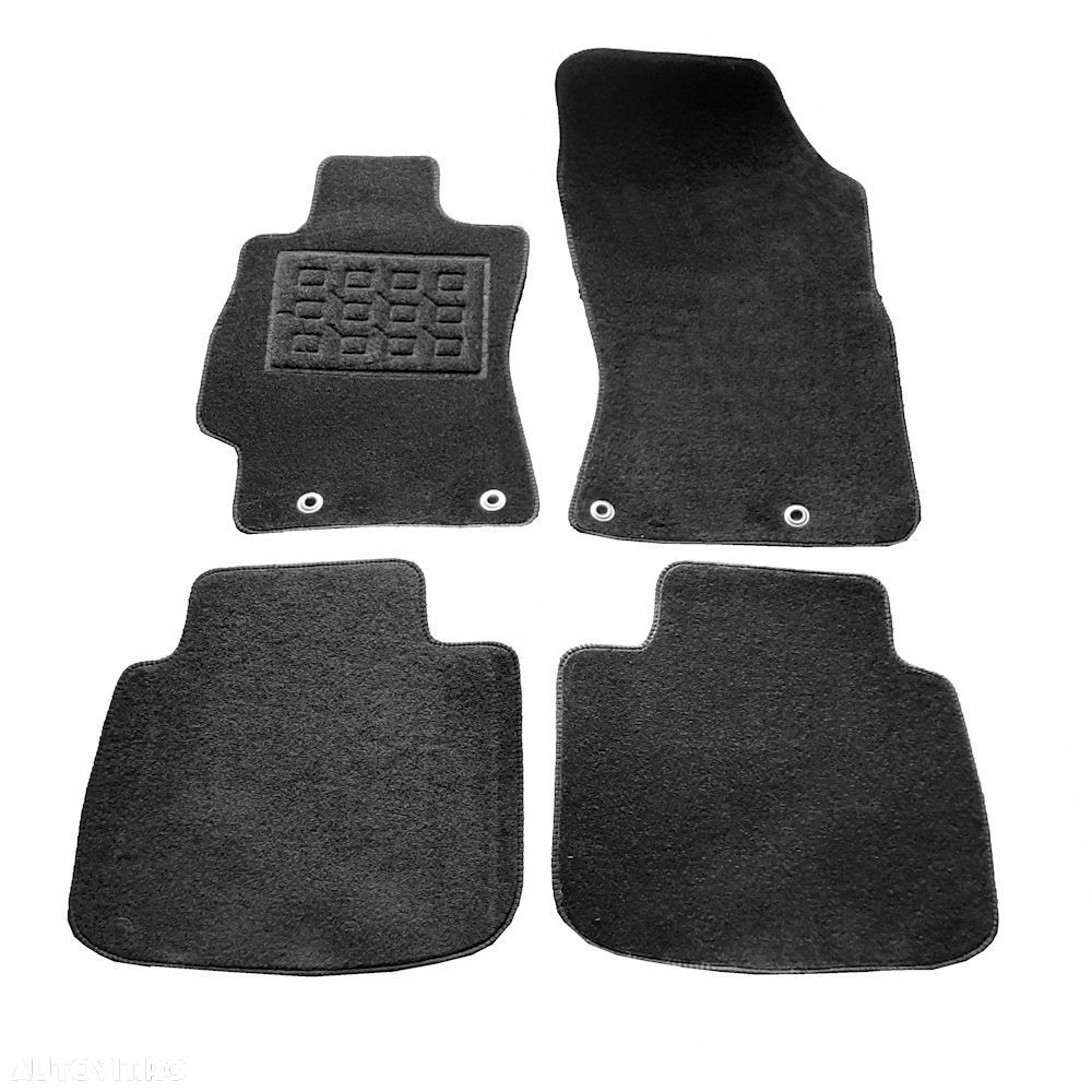 Covorase mocheta Subaru Forester 2013-prezent, Legacy 2009-prezent, Outback 2009-2015, 2015-prezent, Negre, set de 4 Buc. - 1