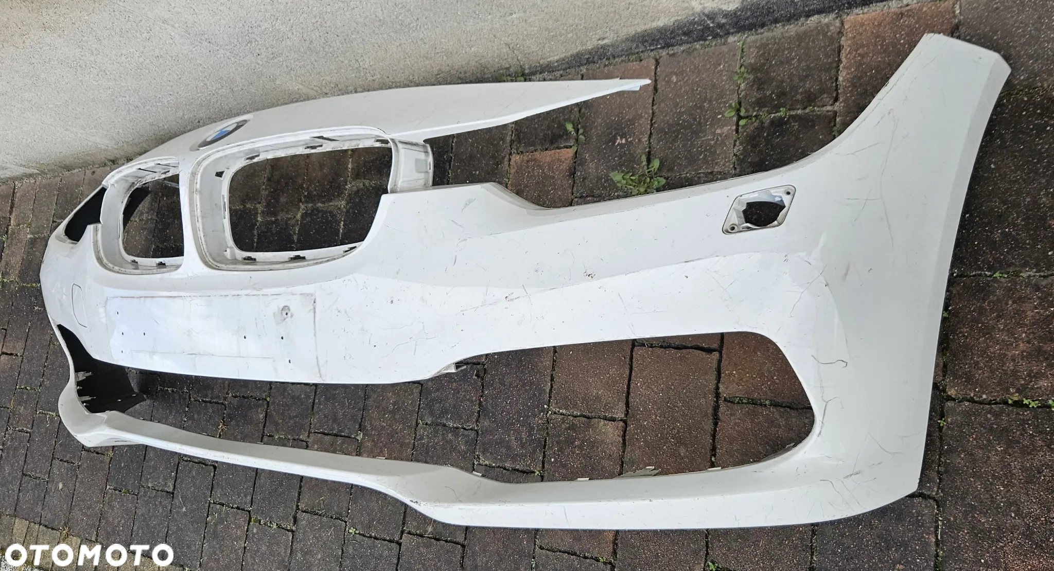 Zderzak przedni przód BMW 3 F30 F31 lift 2015- spryskiwacze znaczek ORYGINAŁ! - 7
