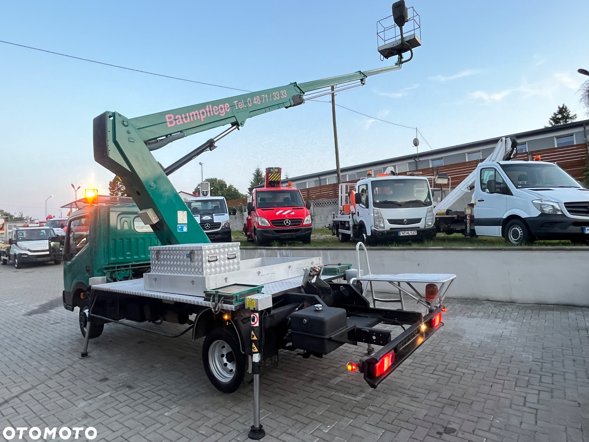 Nissan Podnośnik Koszowy GSR 179 Pełna Hydraulika Góra dół Zwyżka Kosz Izolowany! Jak Ruthmann Wumag Multitel - 20