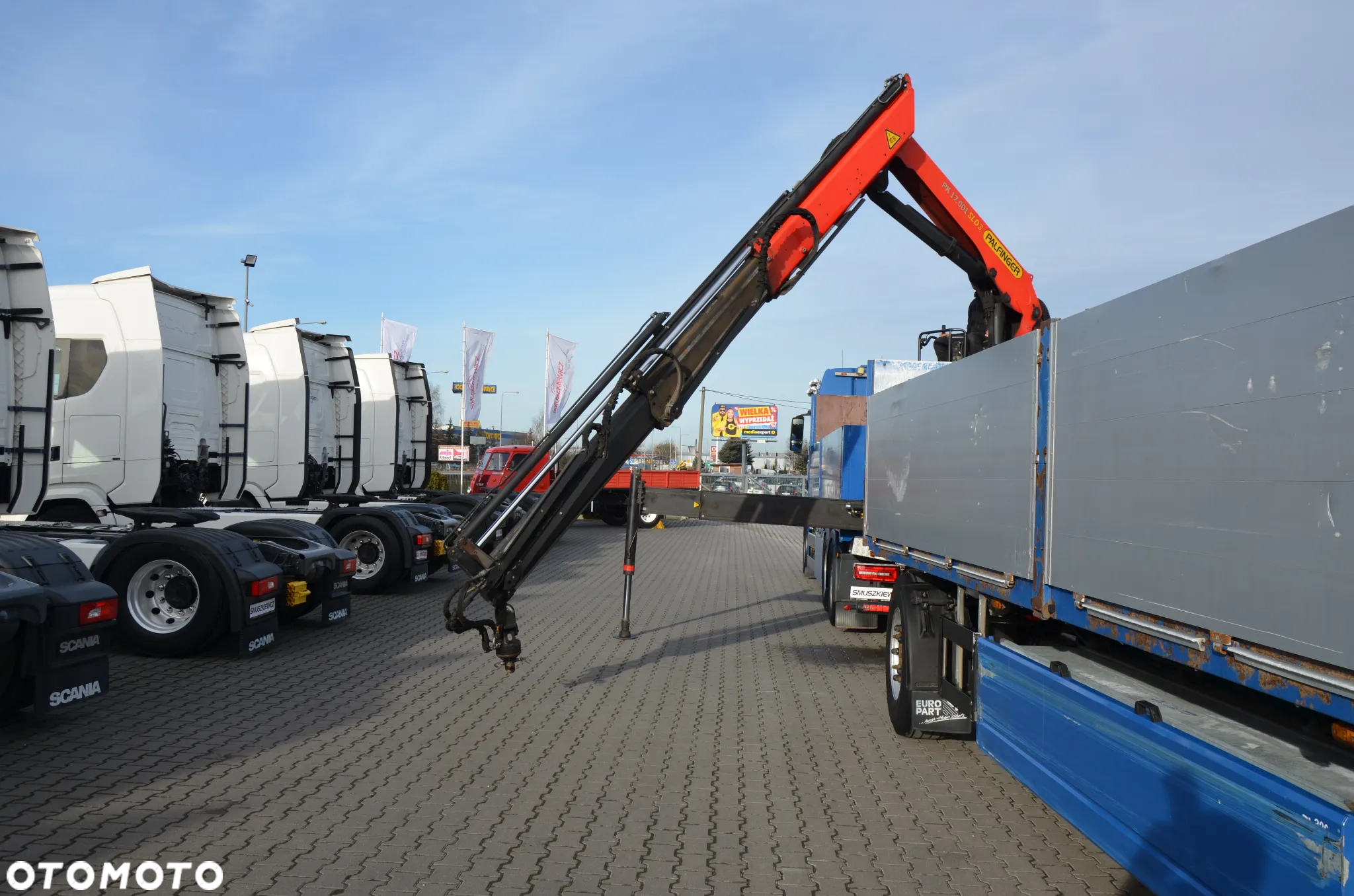 MAN TGX 26.500 6x2 HDS ZETKA PALFINGER KLIMA P. OŚ POD. I SKRĘTNA FULL AIR SKÓRY NAVI DE 5659 + PRZYCZEPA - 6