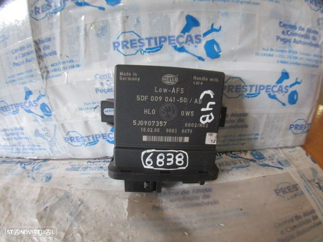 Modulo 5DF00904150AB 5J0907357 SKODA ROOMSTER 2009 1.9TDI 105CV 5P PRETO Módulo Luz Farol - 1