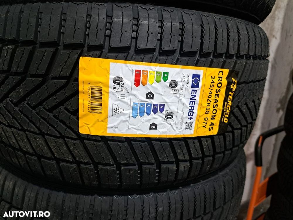 4 anvelope 245/40 R18 Tercelo allseason , noi - 3