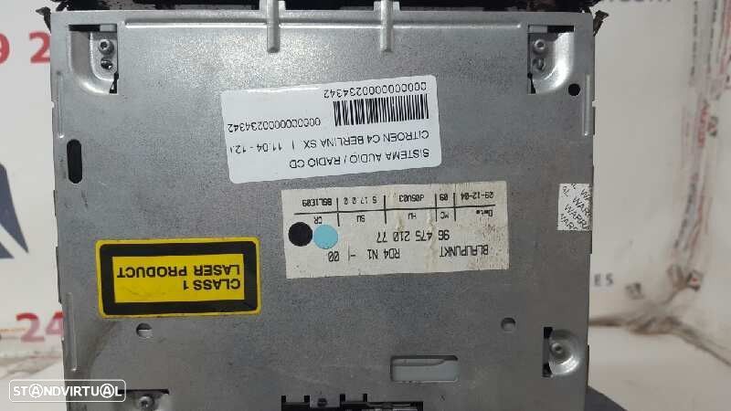 SISTEMA AUDIO / RADIO CD CITROEN C4 BERLINA SX - 2