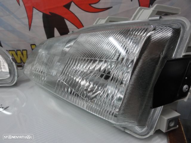 Faróis frontais manuais com luz branca 5000k Honda civic 92-95 2, 3 portas EG3, EG4, EG5, EG6, EJ1, EJ2, 4 portas EG8, EG9, EH8, EH9 - 11