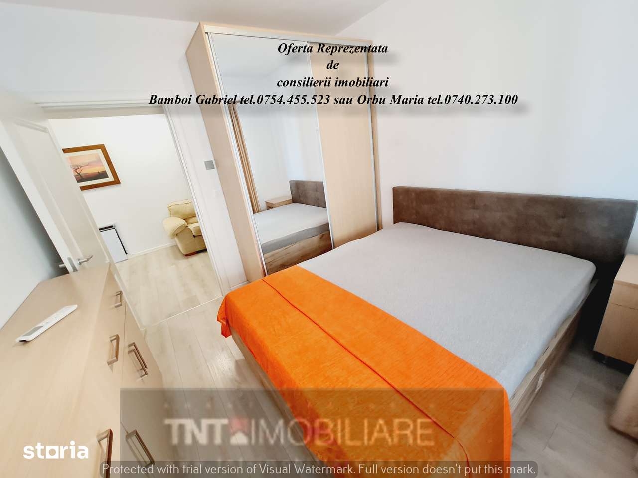 Apartament 2 camere open space de inchiriat bloc nou zona Tatarasi — fotografia 3