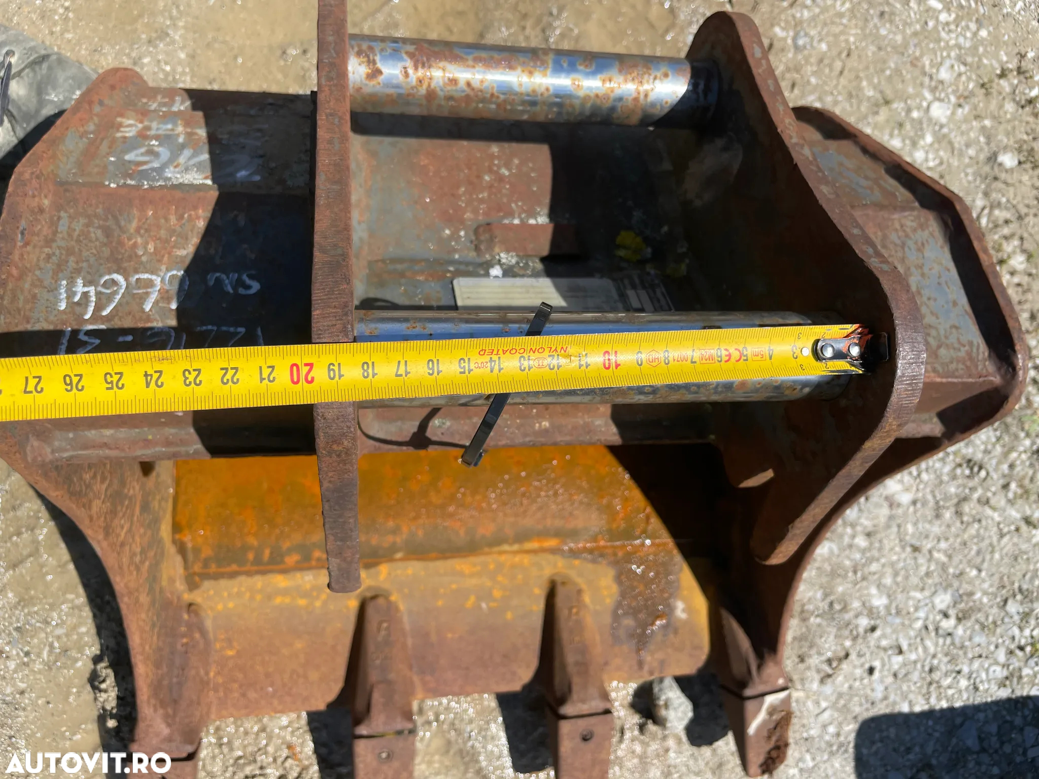 Cupa miniexcavator Morin MM01 latime de 500 mm - 3