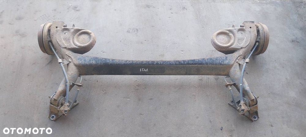 BELKA OŚ ZAWIESZENIA TYŁ BĘBNY BEZ ABS FIAT PANDA II - 6